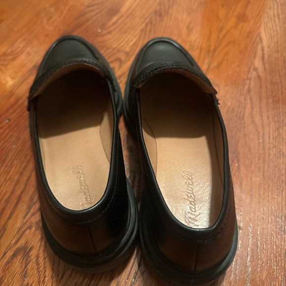 Madewell Women’s Black Bradley Lugsole Loafer Size 9 - Picture 3 of 4